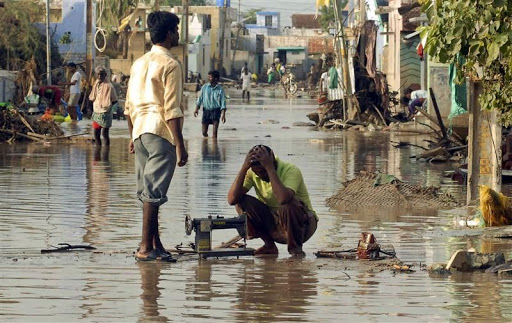 Inondations en Inde: le bilan pourrait être de 5.500 morts