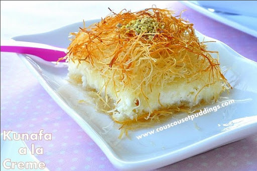 Konafa (Kunafa), Katayef (Ktayef) à la crème
