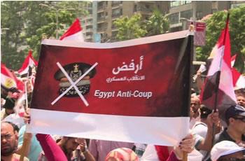 Le roi de Jordanie en Egypte,Poursuite de la mobilisation des pro-Morsi