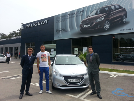 Peugeot Algérie :Une 208 pour Islam Slimani