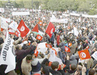 Tunisie, Ennahda sous pression