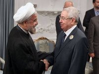 Bensalah reçu par le nouveau président iranien