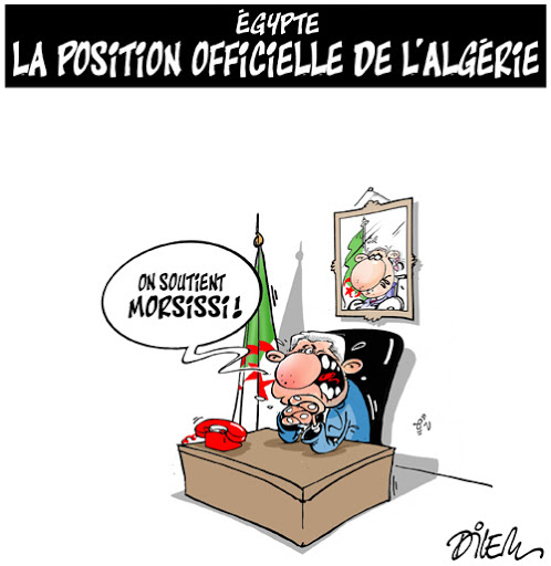 Egypte,La position officielle de l&rsquo;Algérie