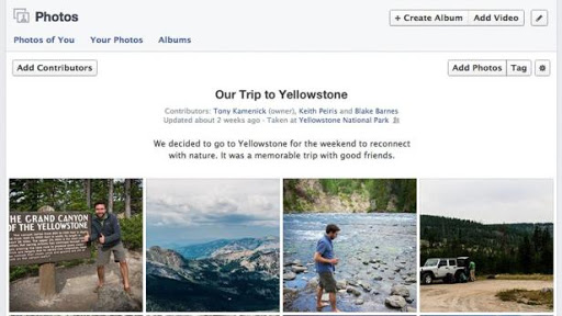 Facebook lance les albums photos collaboratifs