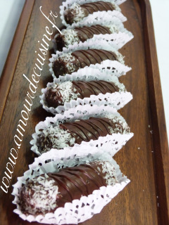 gateau algerien sans cuisson, les doigts au chocolat