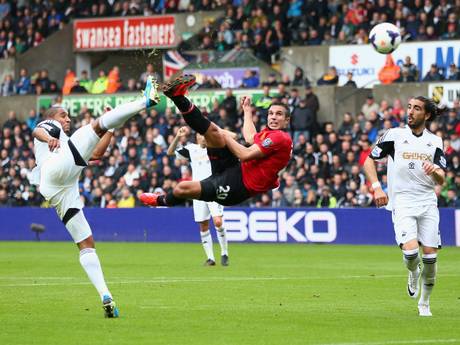 Résumé et buts Swansea vs Manchester united