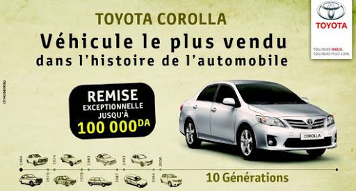 Toyota Algérie : jusqu’à 100 000 DA de remise sur la Corolla et sur la Yaris