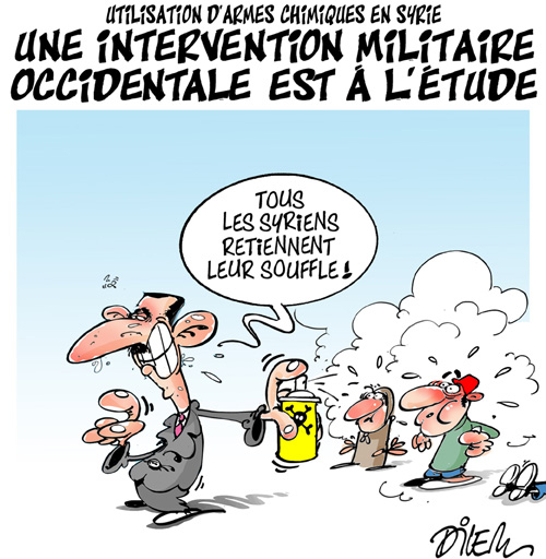 Utilisation d’armes chimiques en Syrie