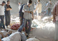 Utilisation d’armes chimiques en Syrie,La pression monte sur Al Assad