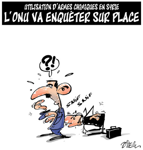 Utilisation d&rsquo;armes chimiques en Syrie,l&rsquo;ONU va enquêter sur place