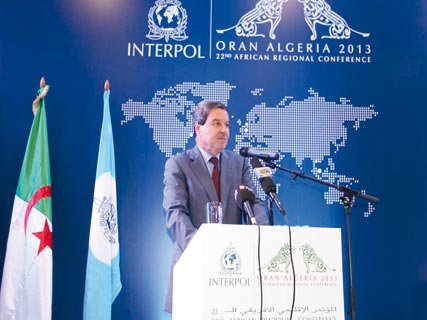 Abdelghani Hamel à la Conférence africaine d’Interpol “Lutter contre le terrorisme et la criminalité transfrontalière”
