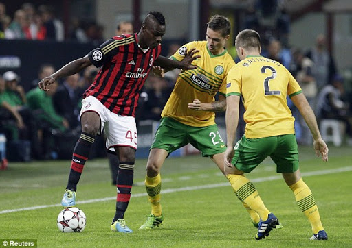 AC Milan 2:0 Celtic group H Champions league