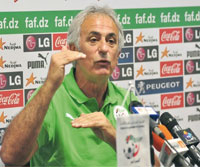 Discours énigmatique de Halilhodzic à ses joueurs : «L’équipe qui jouera  les barrages est dans ma tête»