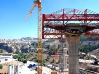 Le tablier du viaduc transrhumel de Constantine réceptionné à la fin 2013