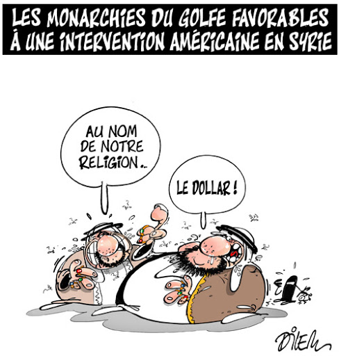 Les monarchies du Golfe favorables à une intervention Américaine en Syrie
