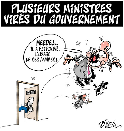 Plusieurs ministres virés du gouvernement