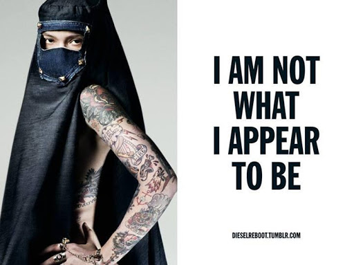 Polémique autour d’une publicité Diesel avec une femme nue en burqa