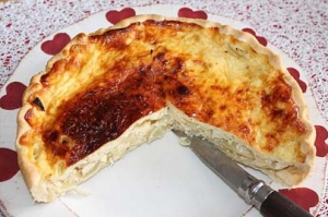 Quiche aux Oignons et Fromage Blanc