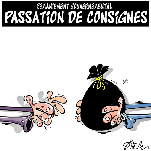 Remaniement gouvernemental,passation de consignes