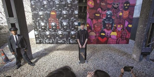 A New York, des grilles et des vigiles pour protéger les œuvres de Banksy