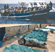Ce matin sur les côtes siciliennes/ 82 harragas morts noyés, Tragédie à Lampedusa