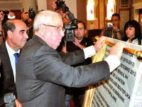 Cérémonie d’inauguration de la basilique Saint-Augustin (Annaba) M. Bensalah représente le président Bouteflika