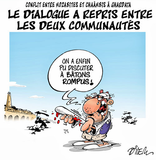 Conflit entre mozabites et chaambis à Ghardaia, le dialogue a repris entre les deux communautés