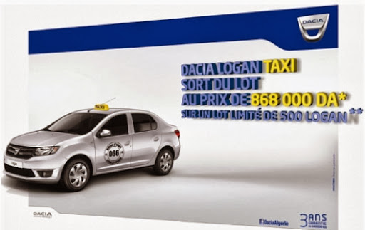 Dacia Algérie Lancement de l’offre Taxi sur la nouvelle Logan