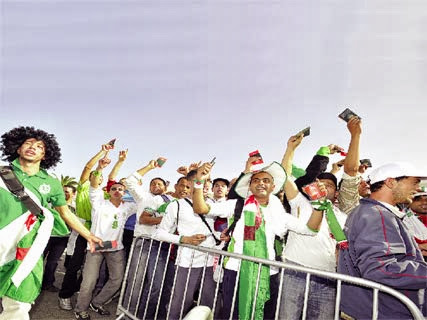 EN : Les supporters algériens déjà à Ouagadougou