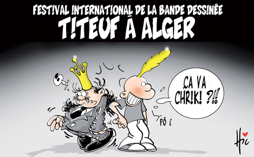 Festival international de la bande dessinée, Titeuf à Alger