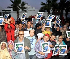 Manifestation devant le siège de l’ambassade d’Algérie au Maroc