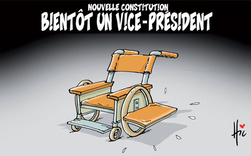 Nouvelle constitution, bientôt un vice-président