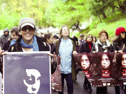 elles ont répondu à l&rsquo;appel de plusieurs associations, Les femmes disent “stop” à la violence