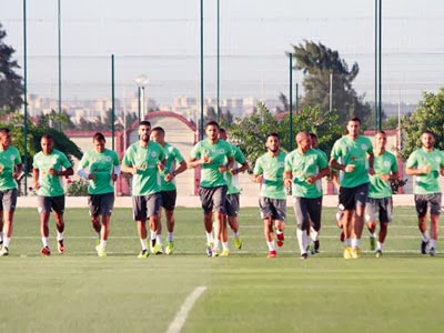 Equipe nationale, Dix-neuf joueurs depuis hier à Sidi Moussa