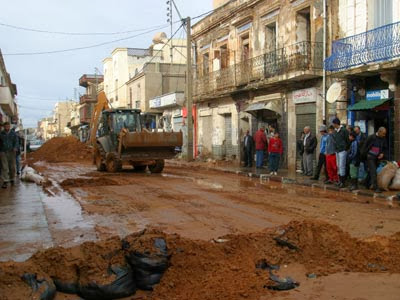 Intempéries à Alger, Éboulement à Kouba
