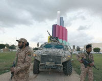 Libye/ 1er affrontement Armée – Ansar Ashariaa, Scènes de guerre à Benghazi