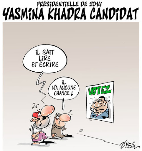 présidentielle de 2014, Yasmina Khadra candidat