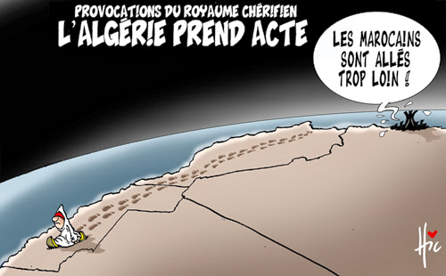 Provocations du royaume Chérifien, L&rsquo;Algérie prend acte