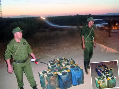 Tranchée creusée par l’Algérie pour empêcher l’entrée des drogues marocaines