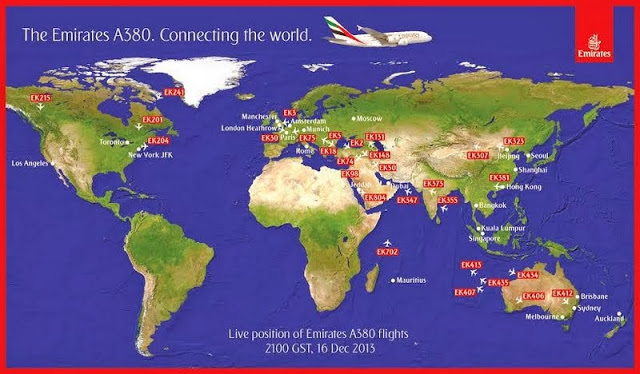 La flotte des avions géants s&rsquo;élève à 44, Emirates Airlines réceptionne dans la même journée deux Airbus A380.