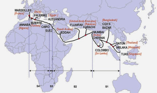 La NSA américaine a piraté le câble sous-marin qui achemine les communications téléphoniques et internet depuis Marseille vers l’Algérie