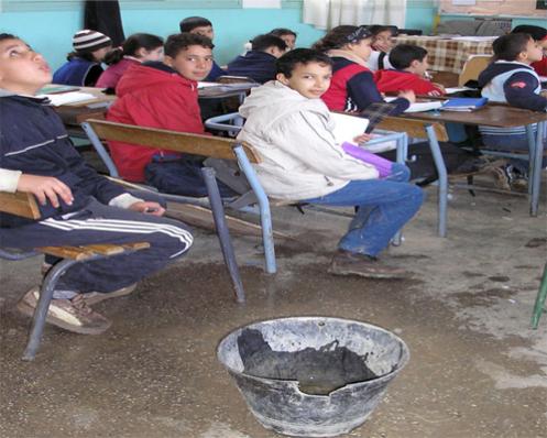 Les APC laissent les établissements scolaires se dégrader, Les écoles primaires en ruine