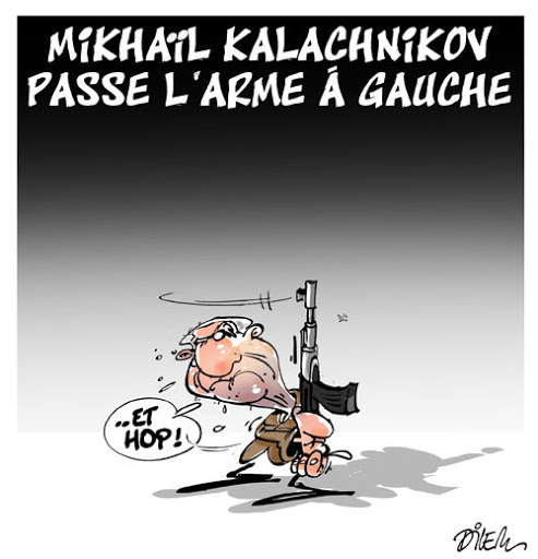 Mikhail kalachnikov passe l’arme à gauche