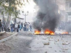 Réouverture de la RN 45 par la force publique