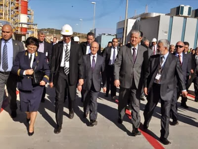 Visite du premier ministre à aïn témouchent, La centrale thermoélectrique de Terga inaugurée