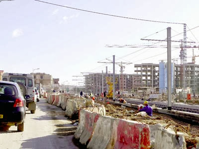 Bordj El bahri, Une ville balnéaire en chantier
