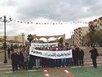 Marches des rappelés du Service national à Bouira, Béjaïa et Tizi Ouzou