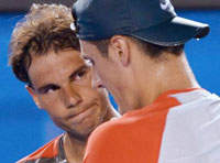 Omnisports/ Tennis Open d&rsquo;Australie, Tomic abandonne, Nadal passe