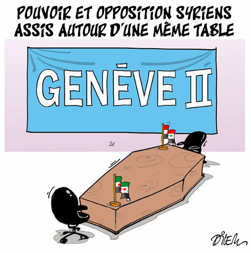 Pouvoir et opposition Syriens assis autour d&rsquo;une même table
