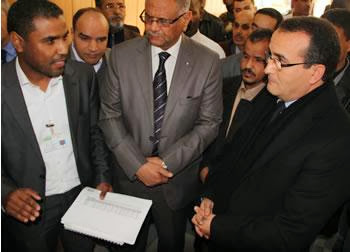 Son P-DG, saad damma etait en visite à Tindouf, Mobilis étale son réseau au Sud